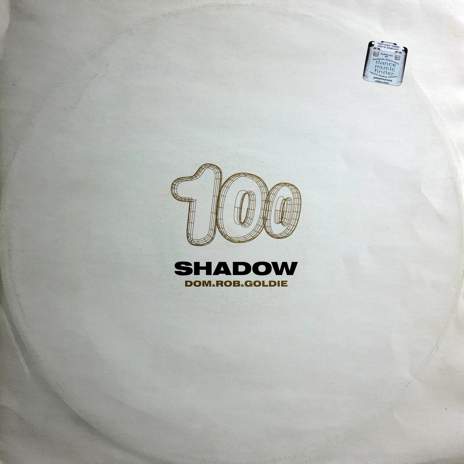 12" Dom & Rob & Goldie ‎– Shadow 100