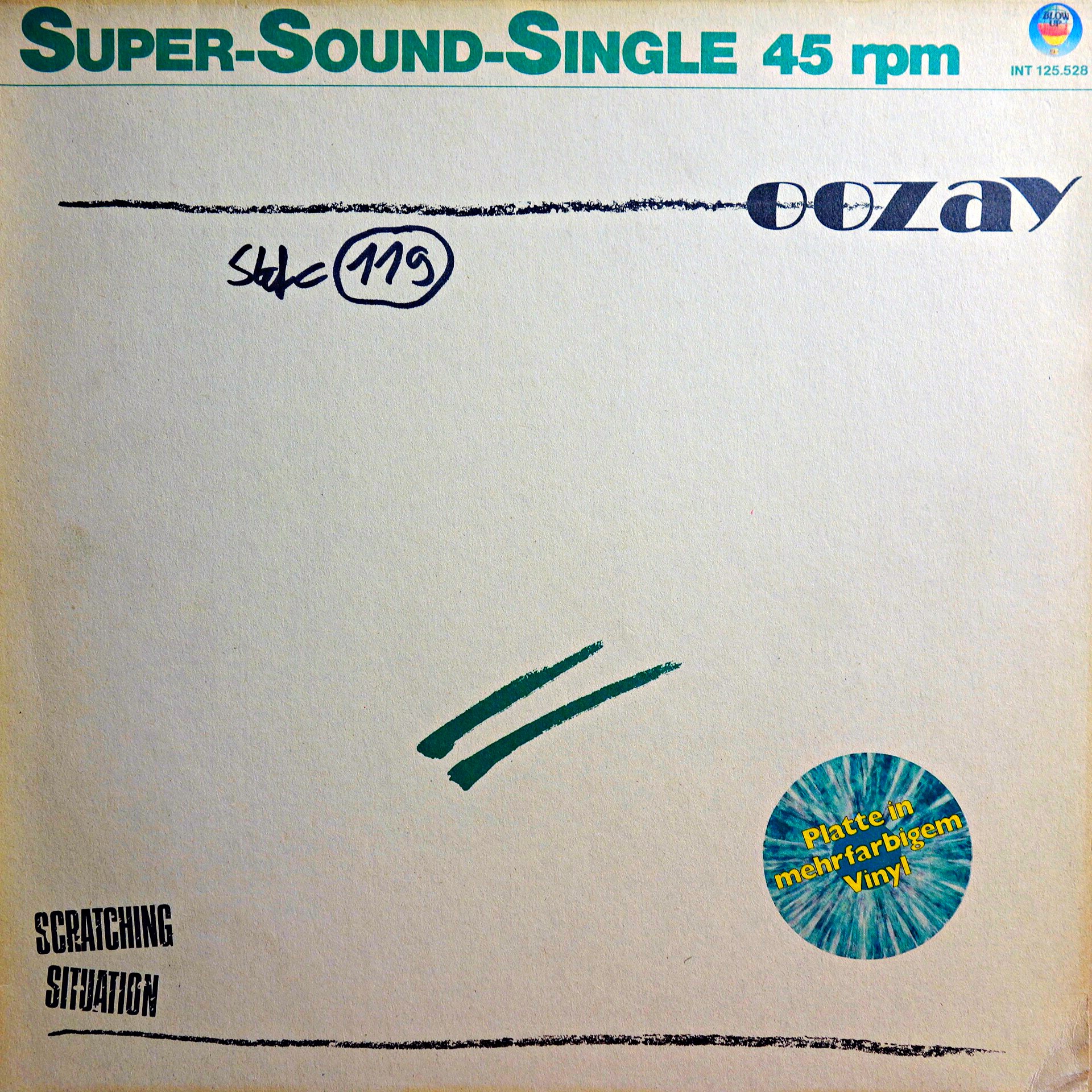 12" Oozay ‎– Scratching Situation