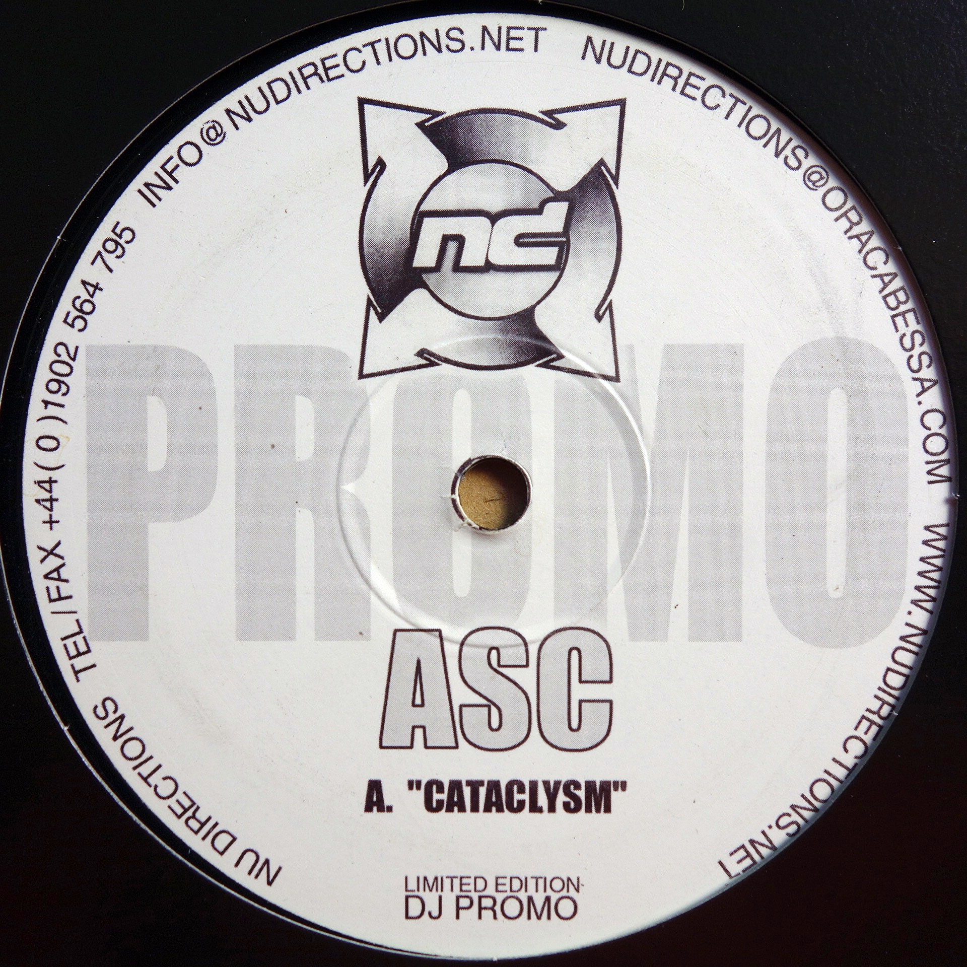 12" ASC ‎– Cataclysm / Solemn Thoughts