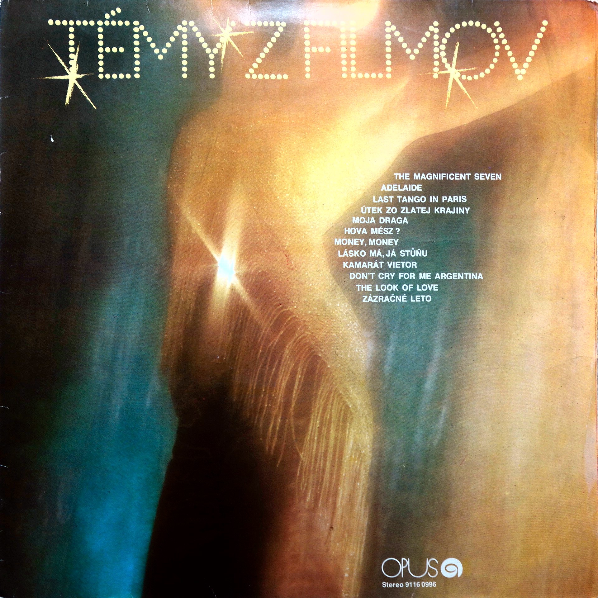 LP Orchestra Of The Meritorious Artist Gustav Brom ‎– Témy Z Filmov