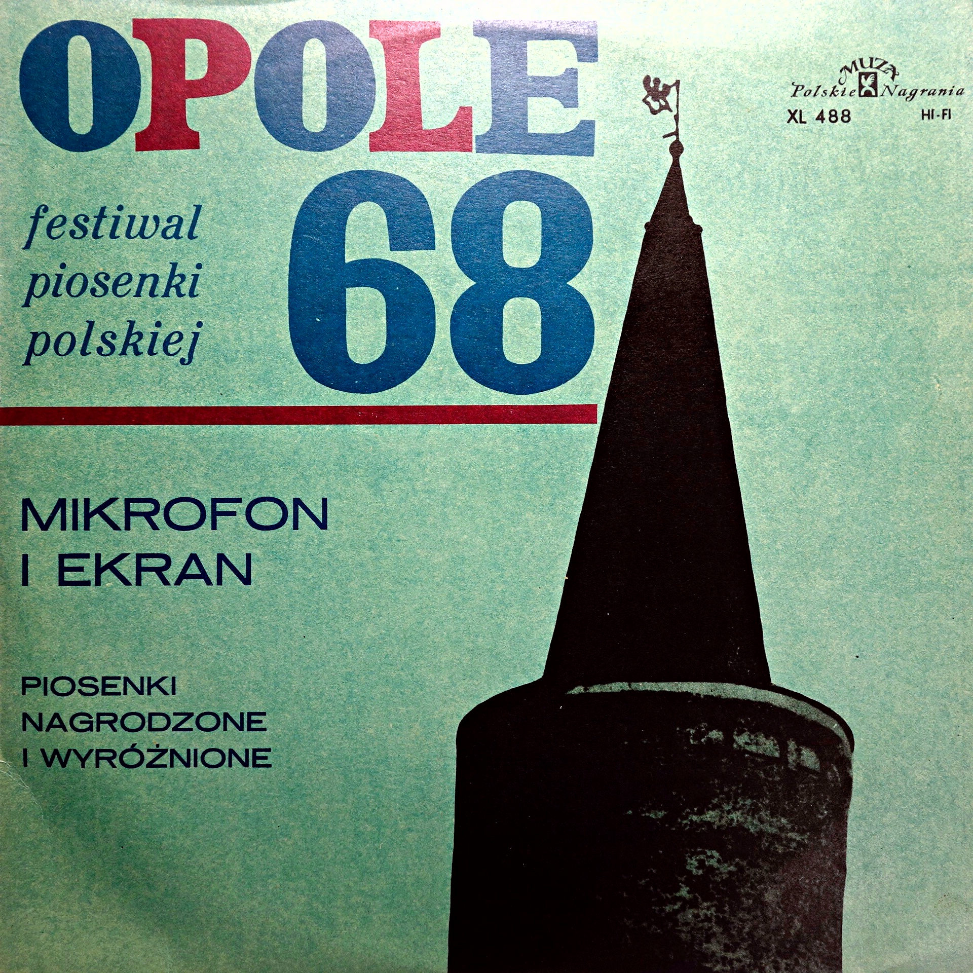 LP Various ‎– VI Krajowy Festiwal Polskiej Piosenki - Opole 1968: Mikrofon I Ekr