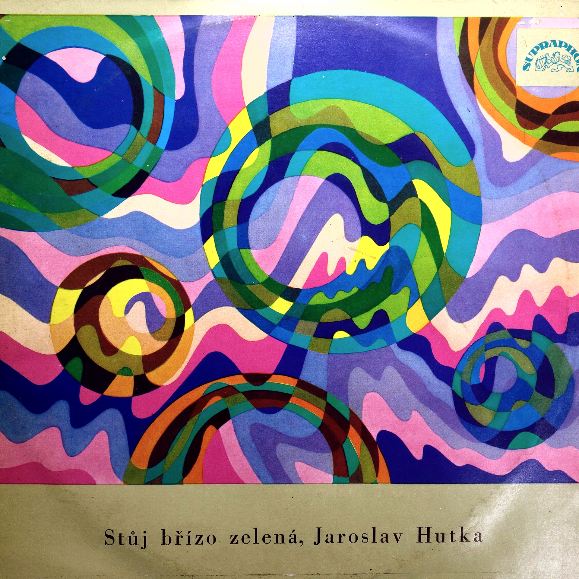 LP Jaroslav Hutka ‎– Stůj Břízo Zelená