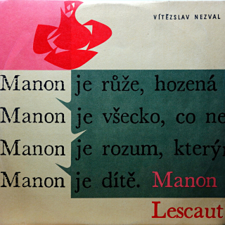 LP Vítězslav Nezval ‎– Manon Lescaut