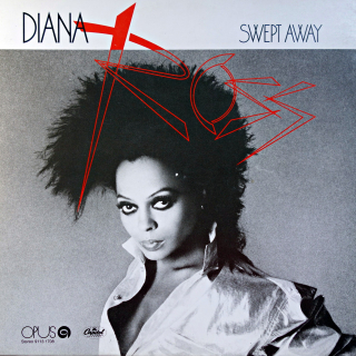 LP Diana Ross ‎– Swept Away