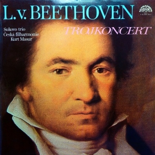 LP L. V. Beethoven, Sukovo Trio, Česká Filharmonie, Kurt Masur ‎– Trojkoncert