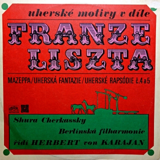 LP Franz Liszt ‎– Mazeppa · Ungarische Fantasie · Ungarische Rhapsodien
