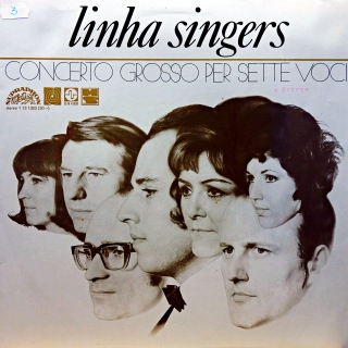 LP Linha Singers ‎– Concerto Grosso Per Sette Voci