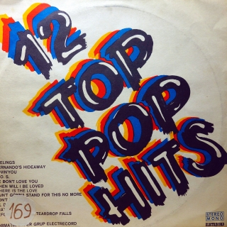 LP Formația Super Grup Electrecord, Dirijor: Dan Mîndrilă ‎– 12 Top Pop Hits