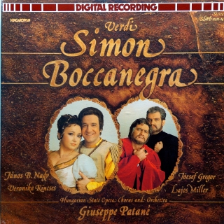 3xLP Verdi - J.B. Nagy, Kincses, Gregor, Miller - Simon Boccanegra