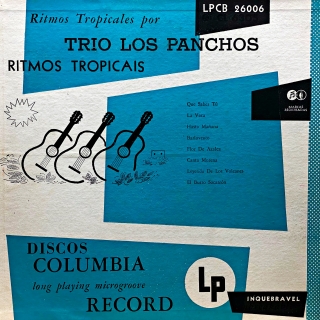 10" Trio Los Panchos ‎– Ritmos Tropicales
