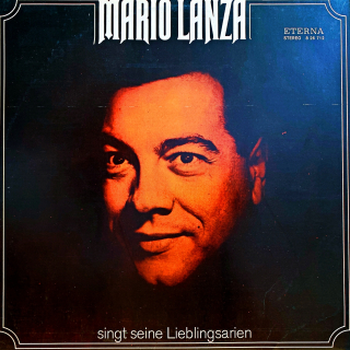 LP Mario Lanza – Mario Lanza Singt Seine Lieblingsarien