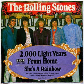 7" The Rolling Stones – 2,000 Light Years From Home