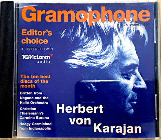 CD Gramophone August 1999, Editor's Choice - Herbert Von Karajan