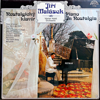 LP Jiří Malásek, Václav Hybš Orchestra – Nostalgický Klavír = Piano In Nostalgia