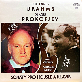 LP Brahms, Prokofjev, Oistrach, Richter – Sonáty Pro Housle A Klavír