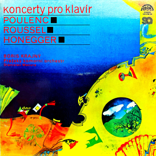 LP Poulenc, Roussel, Honegger, Krajný, Macura – Koncerty Pro Klavír