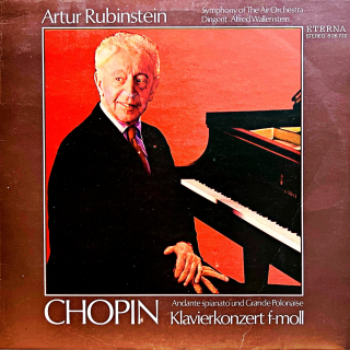 LP Chopin, Rubinstein, Wallenstein – Klavierkonzert F-moll, Andante Spianato...