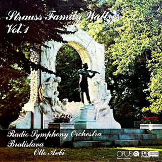 LP Radio Symphony Orchestra Bratislava, Otto Aebi - Strauss Family Waltzes Vol.1