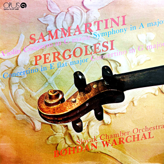 LP Sammartini, Pergolesi – Violin Concerto In C Major / Symphony In A Major /...