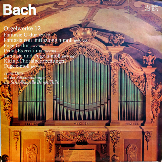 LP Bach, Hans Otto – Orgelwerke 12 (Hans Otto An Der Silbermannorgel Der...)