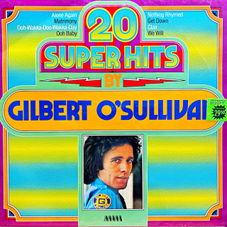LP Gilbert O'Sullivan – 20 Super Hits By Gilbert O'Sullivan